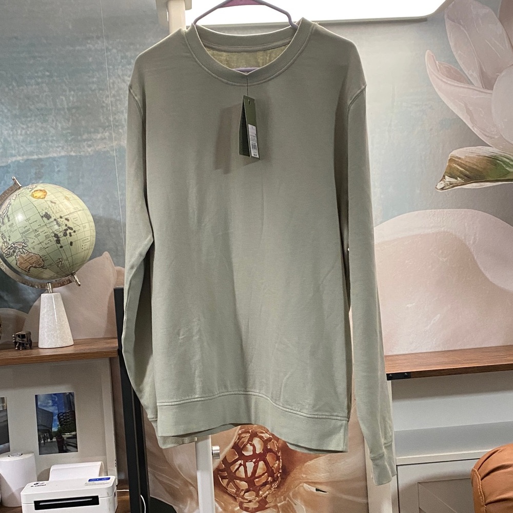 Men's Sage Green Sweater Men’s Large Good fellow brand NWT